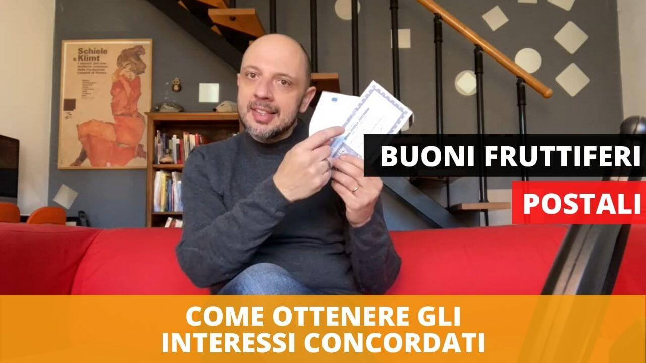 BUONI FRUTTIFERI POSTALI: come ottenere gli interessi concordati