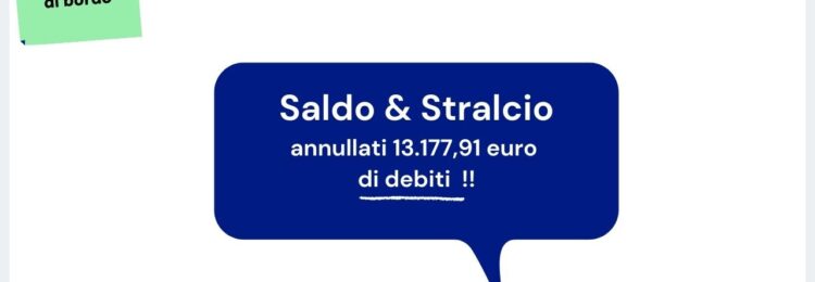 Saldo e stralcio totale SPV